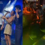 Kaká rouba a cena ao subir no palco com Luan Santana em festa da filha