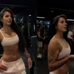 Ana Castela exibe músculos e brinca sobre evolução na academia